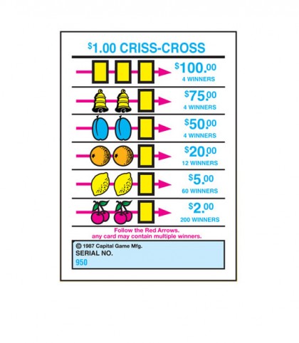 Criss Cross Instant Pull Tab